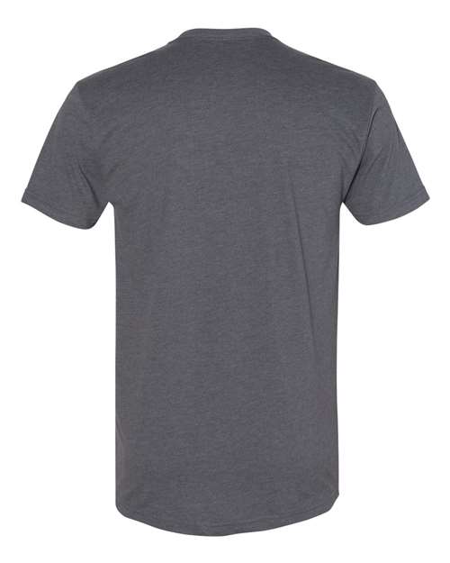 Next Level 6410 Men's Sueded Crew #color_HEATHER METAL