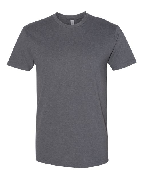 Next Level 6410 Men's Sueded Crew #color_HEATHER METAL