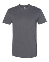 Next Level 6410 Men's Sueded Crew #color_HEATHER METAL