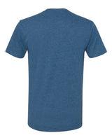 Next Level 6410 Men's Sueded Crew #color_HTHR COOL BLUE