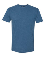 Next Level 6410 Men's Sueded Crew #color_HTHR COOL BLUE