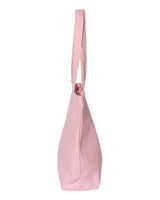 Q-Tees Q611 25L Zippered Tote #color_Light Pink