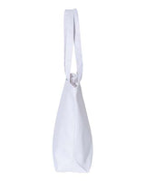 Q-Tees Q611 25L Zippered Tote #color_White