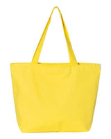 Q-Tees Q611 25L Zippered Tote #color_Yellow