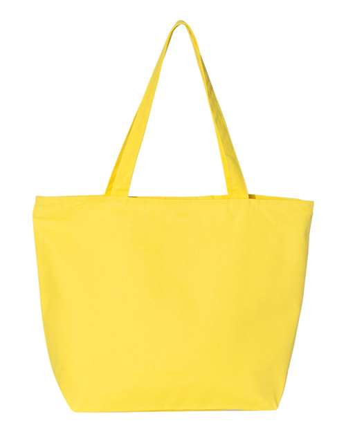 Q-Tees Q611 25L Zippered Tote #color_Yellow