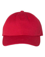 Yupoong 6245CM Adult Low-Profile Cotton Twill Dad Cap #color_CRANBERRY