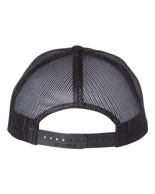Richardson 115 Low Pro Trucker Cap #color_Black
