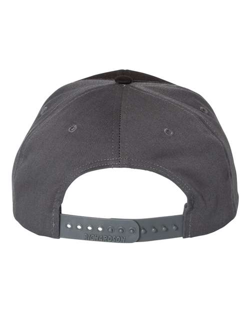 Richardson 312 Twill Back Trucker Cap #color_Black/ Charcoal