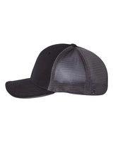 Richardson 172 Pulse Sportmesh R-Flex Cap #color_Black/ Charcoal Split