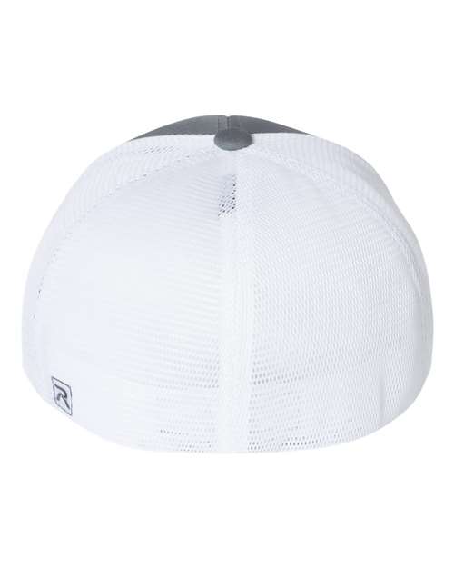 Richardson 172 Pulse Sportmesh R-Flex Cap #color_Charcoal/ White Split