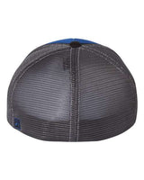 Richardson 172 Pulse Sportmesh R-Flex Cap #color_Royal/ Charcoal/ Black Tri