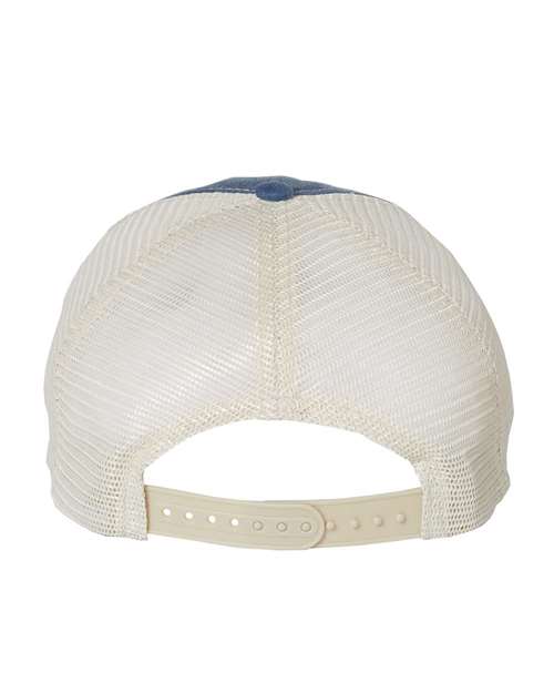 Valucap SP510 Pigment-Dyed Trucker Cap #color_Royal/ Stone