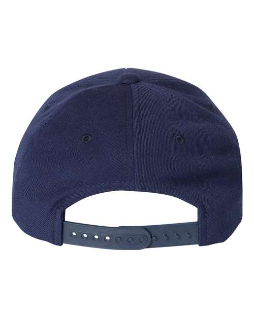 Yupoong 6789M Premium Curved Visor Snapback #color_NAVY