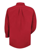 Red Kap SP90 Poplin Dress Shirt #color_Red - Sleeve 36/37