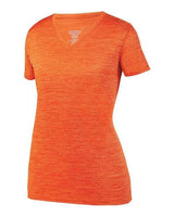 Augusta Sportswear 2902 Ladies' Shadow TonalHeather Short-Sleeve Training T-Shirt #color_ORANGE