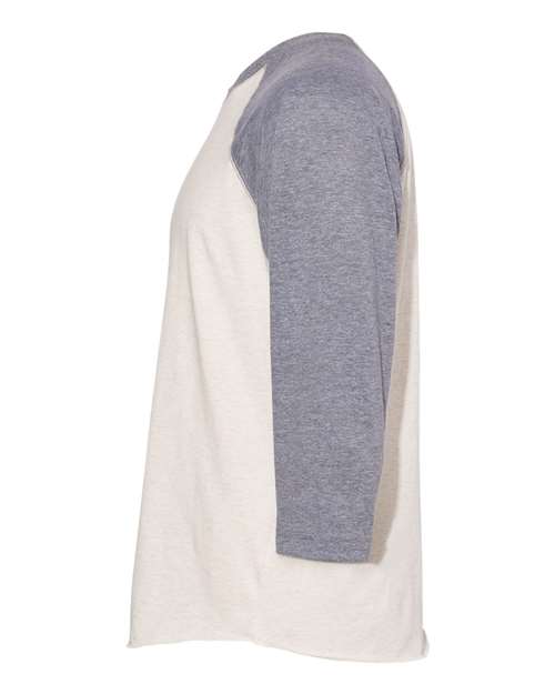 LAT 6930 Men's Baseball T-Shirt #color_NAT HTH/ GRAN HT