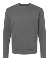 Next Level 9001 Unisex Long Sleeve Crew with Pocket #color_HEAVY METAL