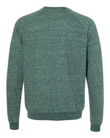 Jerzees 91MR Adult Snow Heather French Terry Crewneck Sweatshirt #color_FRST GRN SNW HTH
