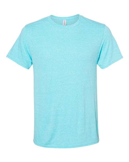 Jerzees 88MR Adult Snow Heather T-Shirt #color_CARBN BLU SNW HT