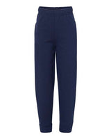 Jerzees 975YR Youth Nublend Youth Fleece Jogger #color_J NAVY