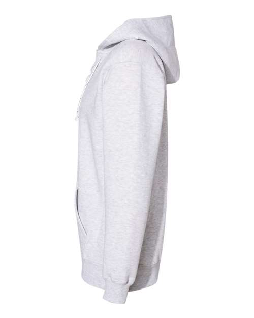 J America JA8830 Adult Sport Lace Hooded Sweatshirt #color_ASH HEATHER
