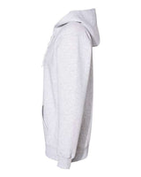 J America JA8830 Adult Sport Lace Hooded Sweatshirt #color_ASH HEATHER