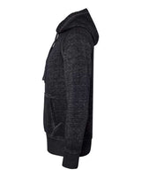 J America JA8915 Adult Vintage Zen Fleece Pullover Hooded Sweatshirt #color_TWISTED BLACK