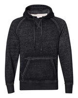 J America JA8915 Adult Vintage Zen Fleece Pullover Hooded Sweatshirt #color_TWISTED BLACK