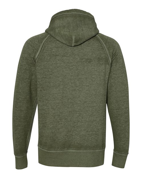 J America JA8915 Adult Vintage Zen Fleece Pullover Hooded Sweatshirt #color_TWISTED OLIVE