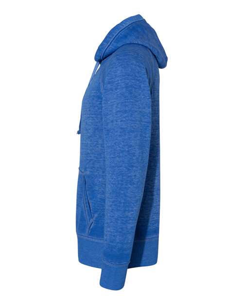 J America JA8915 Adult Vintage Zen Fleece Pullover Hooded Sweatshirt #color_TWISTED ROYAL