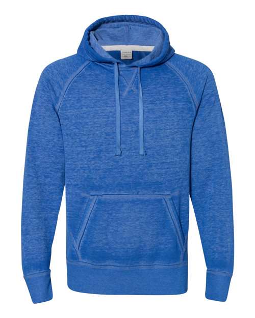 J America JA8915 Adult Vintage Zen Fleece Pullover Hooded Sweatshirt #color_TWISTED ROYAL