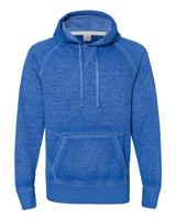J America JA8915 Adult Vintage Zen Fleece Pullover Hooded Sweatshirt #color_TWISTED ROYAL