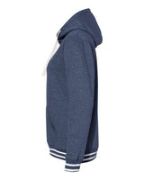 J America JA8651 Ladies' Relay Hooded Sweatshirt #color_NAVY