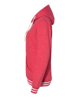 J America JA8651 Ladies' Relay Hooded Sweatshirt #color_RED