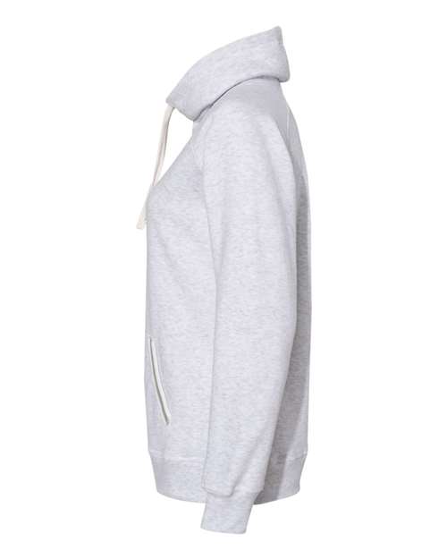 J America JA8653 Ladies' Relay Cowl Neck #color_ASH