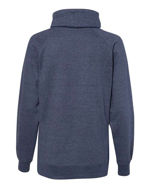 J America JA8653 Ladies' Relay Cowl Neck #color_NAVY