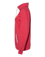 J America JA8653 Ladies' Relay Cowl Neck #color_RED