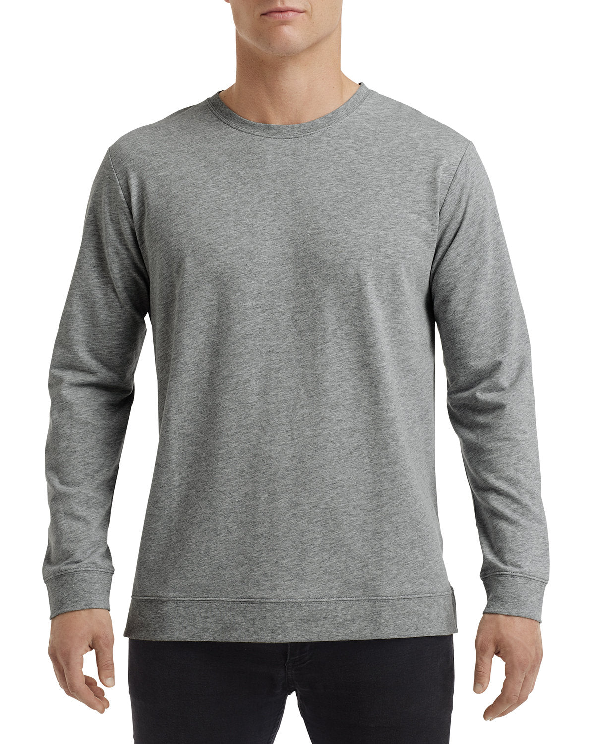 Anvil 73000 Unisex Light Terry Crew