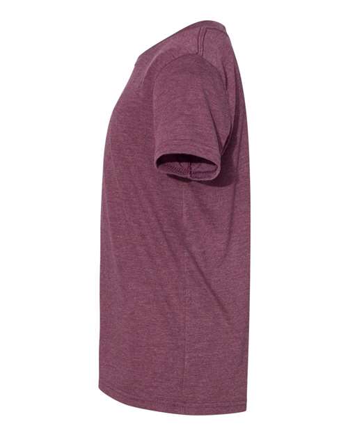 Bella + Canvas 3413Y Youth Triblend Short-Sleeve T-Shirt #color_MAROON TRIBLEND
