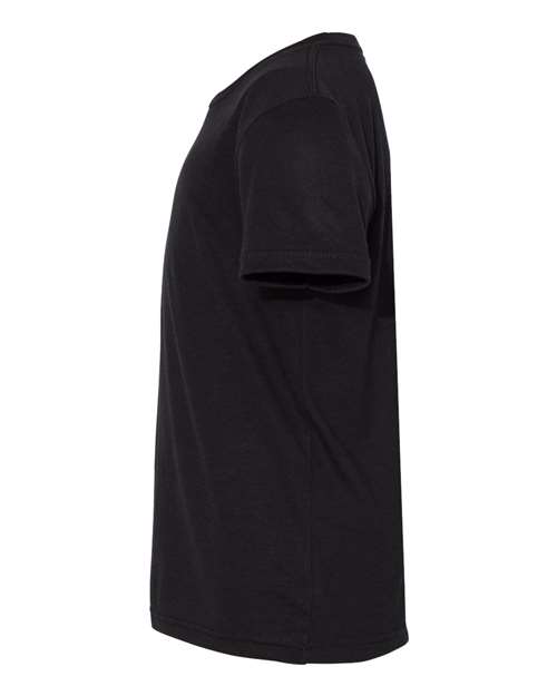 Bella + Canvas 3413Y Youth Triblend Short-Sleeve T-Shirt #color_SOLID BLK TRBLND