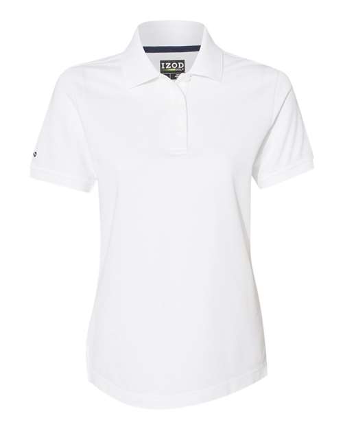 IZOD 13GK462 Women's Advantage Performance Polo #color_Bright White