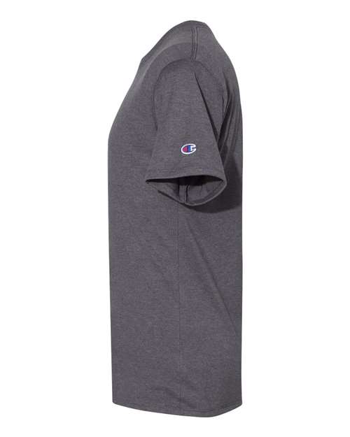 Champion CP10 Adult Ringspun Cotton T-Shirt #color_CHARCOAL HEATHER