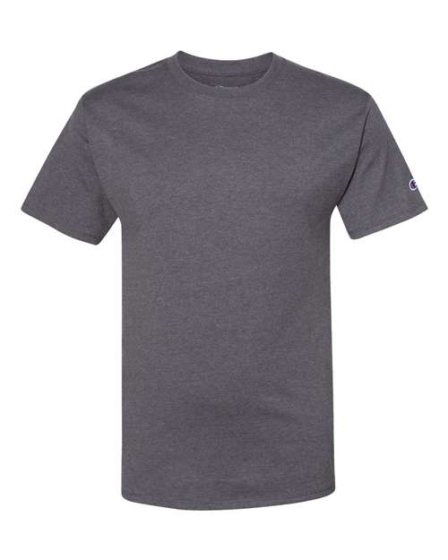Champion CP10 Adult Ringspun Cotton T-Shirt #color_CHARCOAL HEATHER