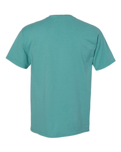 ComfortWash by Hanes GDH150 Unisex Garment-Dyed T-Shirt with Pocket #color_SPANISH MOSS