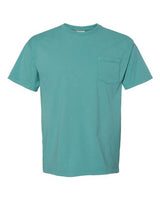 ComfortWash by Hanes GDH150 Unisex Garment-Dyed T-Shirt with Pocket #color_SPANISH MOSS