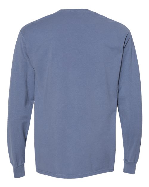 ComfortWash by Hanes GDH250 Unisex Garment-Dyed Long-Sleeve T-Shirt with Pocket #color_SALTWATER