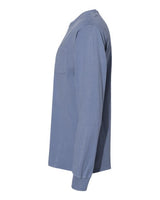ComfortWash by Hanes GDH250 Unisex Garment-Dyed Long-Sleeve T-Shirt with Pocket #color_SALTWATER