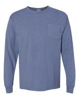 ComfortWash by Hanes GDH250 Unisex Garment-Dyed Long-Sleeve T-Shirt with Pocket #color_SALTWATER