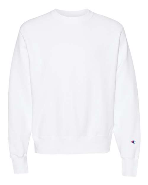 Champion S1049 Adult Reverse Weave Crew #color_WHITE
