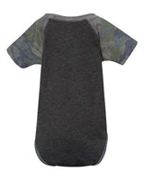 Rabbit Skins RS4430 Infant Baseball Bodysuit #color_VN SMKE/ VN CAMO